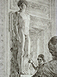 Monsieur Hviid Pointing to the Restoration of the Albani Antinous in the Museo Capitolino, 1780